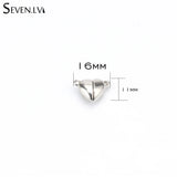 Set of 10 Heart Magnet Charms for Jewelry, Bracelet, Necklace