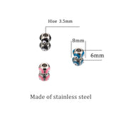 10pcs Mixed Devil's Eye Beads 18k Plated Jewelry Accessories