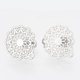 10pcs Stainless Steel Stud Earring Post Stoppers