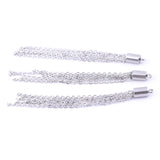 10pcs 80mm Stainless Steel Chain Tassels for DIY Jewelry Making