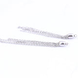 10pcs 80mm Stainless Steel Chain Tassels for DIY Jewelry Making