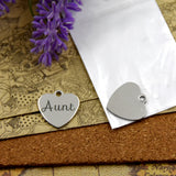 10pcs Stainless Steel Family Charms for DIY Jewelry