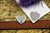 10pcs Stainless Steel Pet Memorial Charms Paw Print DIY