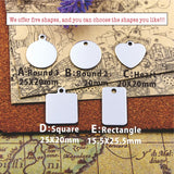 10pcs Stainless Steel Tea Addict Charms DIY Pendants
