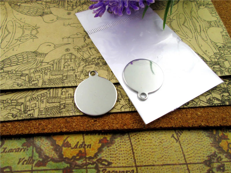 10pcs Stainless Steel Tea Addict Charms DIY Pendants