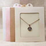 10pcs Jewelry Window Hanger Box Display Necklace Earring Packing Clear PVC Film