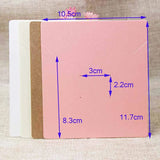 10pcs Jewelry Window Hanger Box Display Necklace Earring Packing Clear PVC Film