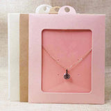 10pcs Jewelry Window Hanger Box Display Necklace Earring Packing Clear PVC Film