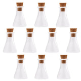10 Mini Wishing Glass Bottle With Cork Vial Pendant Jewelry Findings