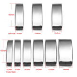 10pc Stainless Steel Slider Curved Tube Beads for Jewelry Making
