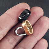 10pcs Stainless Steel Spacer Beads Large Hole 12x6mm Charms for Bracelet DIY