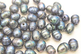 10pc Freshwater Pearl Big Hole Beads 9-13mm DIY Jewelry