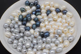 10pc Freshwater Pearl Big Hole Beads 9-13mm DIY Jewelry