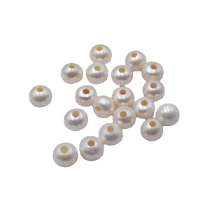 10pcs Freshwater Pearl Beads 8-10mm Big Hole DIY Jewelry