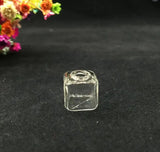 10pcs 13*13mm Square Glass Bubble Pendant DIY Jewelry Findings