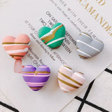 10 Resin Acrylic Heart Pendant Earring Accessories