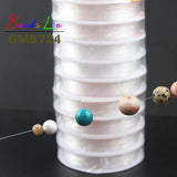 10rolls Clear Elastic Crystal Cord Beading String Wire Thread for Jewelry Making