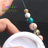 10rolls Clear Elastic Crystal Cord Beading String Wire Thread for Jewelry Making