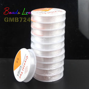Clear Elastic Crystal Cord Beading String Wire Thread for Jewelry Making DIY