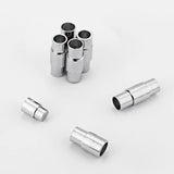 Geometric Cylinders Magnetic Clasp for Leather Cord DIY Jewelry Making