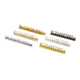 10 Sets 3D Metal Tag Display for Jewelry Euro Dollar