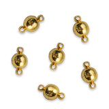 10sets Copper Plated Magnetic Beads Clasp for DIY Jewelry Making