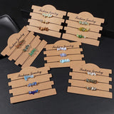 Natural Gravel Bracelets Irregular Quartz Woven Adjustable Friendship Bracelet