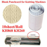 Brother Knitting Machine Punch Cards DIY Accessory