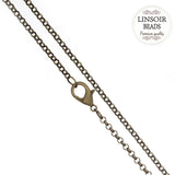 3mm Antique Bronze/Silver/Gold Long Link Necklace Chains Bulk