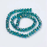 8mm Mixed Rondelle Crystal Beads for DIY Jewelry Making