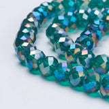 8mm Mixed Rondelle Crystal Beads for DIY Jewelry Making