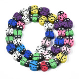 10 Ladybug Polymer Clay Beads Insects Spacer Beads DIY Jewelry Making