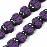 10 Ladybug Polymer Clay Beads Insects Spacer Beads DIY Jewelry Making