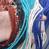 10pcs 2x4mm Turquoise Abacus Rondelle Spacer Beads for Jewelry Making
