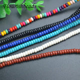 10pcs 2x4mm Turquoise Abacus Rondelle Spacer Beads for Jewelry Making