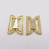 10 Zircon Clasps/Hooks for DIY Jewelry