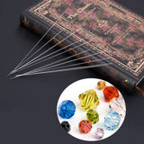 10x Big Eye Beading Needles 125x0.6mm