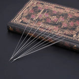 10x Big Eye Beading Needles 125x0.6mm