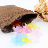 10x Coffee Jute Bags 10x14cm Drawstring Gift Bag Incense Storage