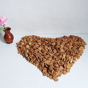 10x Rattan Woven Linking Rings for Jewelry Making