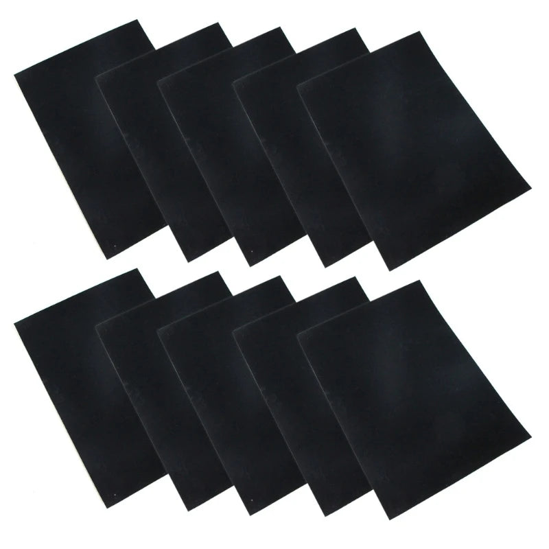 10x Fabric Flocking Cloth Self-adhesive Multi-purpose Ideal for Jewelry Drawer