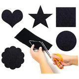10x Fabric Flocking Cloth Self-adhesive Multi-purpose Ideal for Jewelry Drawer