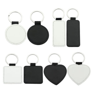 10x/Set Blank Sublimation Keychain for KEY Ring