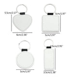 10x/Set Blank Sublimation Keychain for KEY Ring