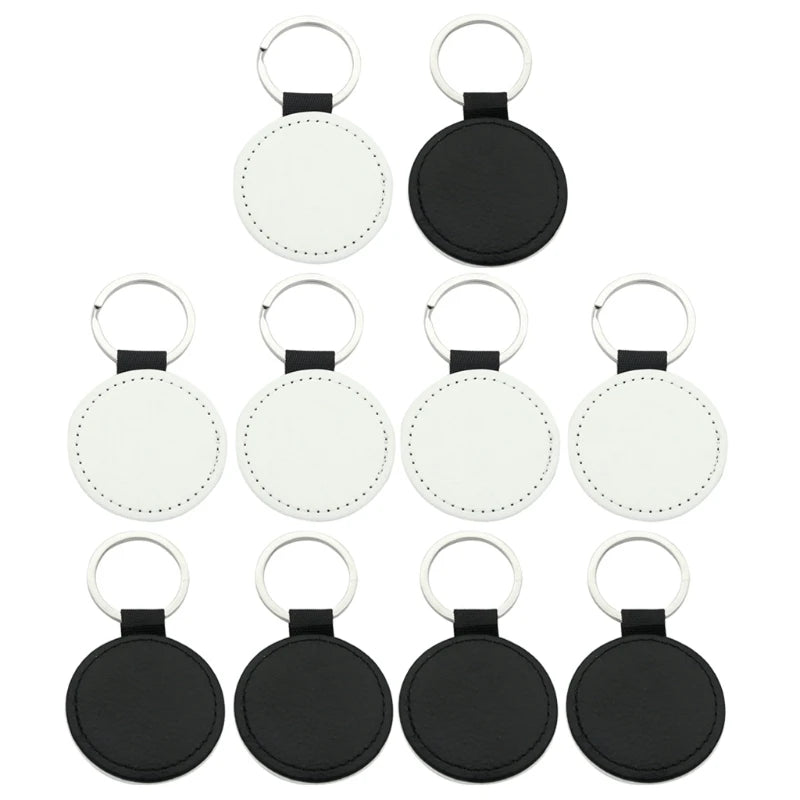 10x/Set Blank Sublimation Keychain for KEY Ring