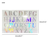 Small Letter Stickers Self Adhesive Craft Alphabet Stickers