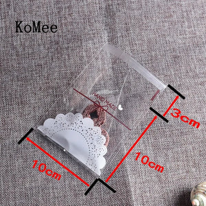 100pcs Lovely Self Adhesive Bags - Jewelry Earrings Candies Snack Packing Bags
