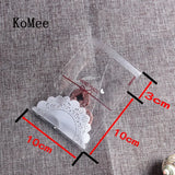 100pcs Lovely Self Adhesive Bags - Jewelry Earrings Candies Snack Packing Bags