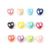 10x10mm Heart Shape Ceramic Beads 2mm Hole Spacer Porcelain DIY Jewelry Making