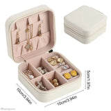 10x10x5 CM Jewelry Box PU Leather Candy Travel Storage Case